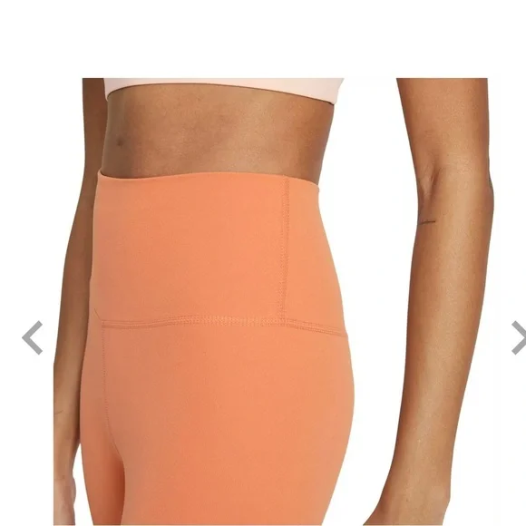 Nike Yoga Luxe 7/8 Leggings Orange - Picture 4 of 5